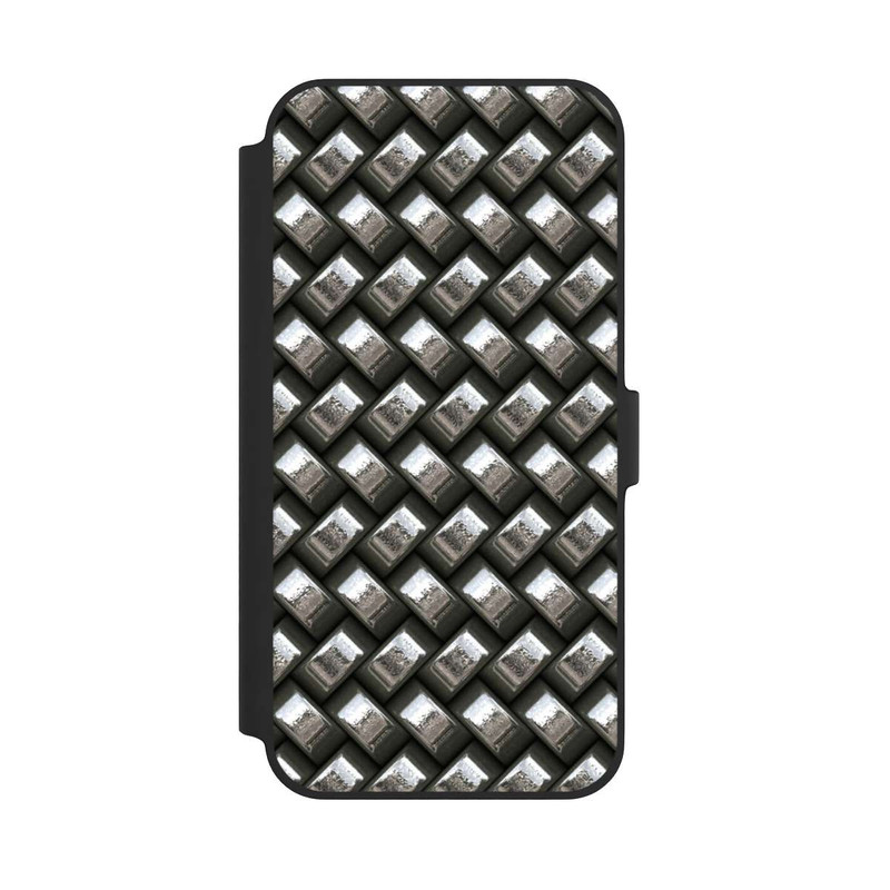 iPhone 14 Plus NIVOflip Glamour Silver Metal