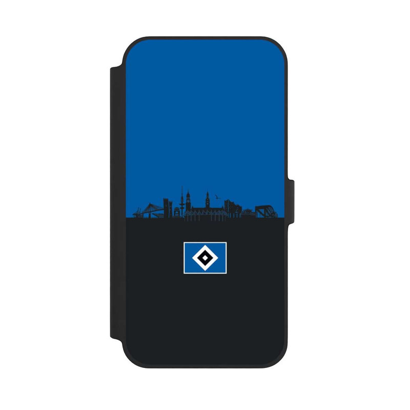 iPhone 14 Plus NIVOflip HSV Skyline Blau Schwarz
