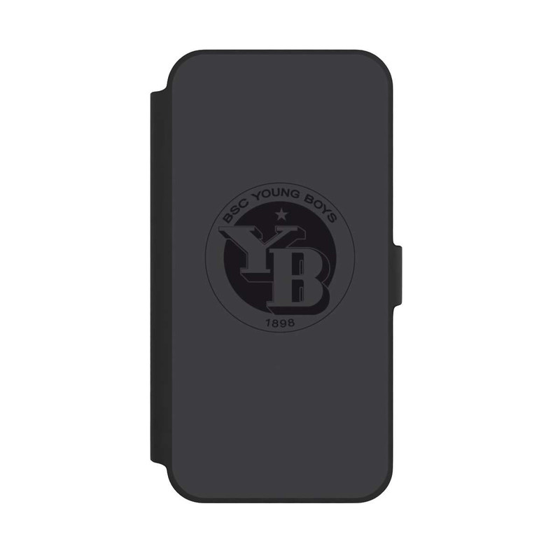 iPhone 14 Plus NIVOflip BSC YB Logo Grau