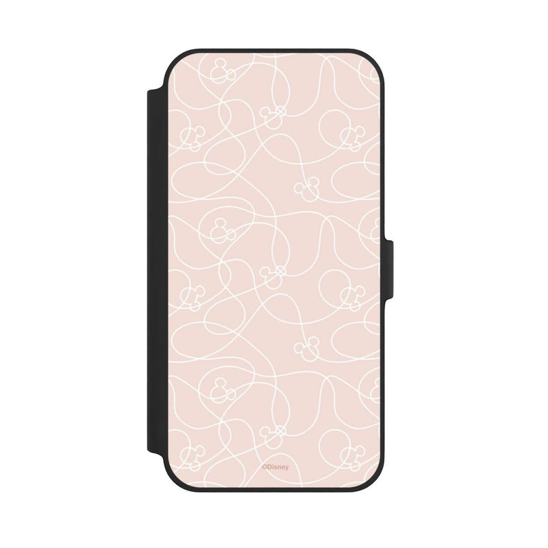 iPhone 14 Plus NIVOflip Micky Line Art Pattern Rose 