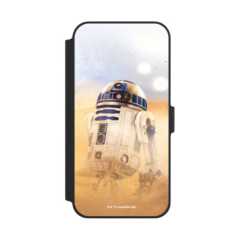 Apple iPhone 14 Plus NIVOflip R2D2 in der Wüste