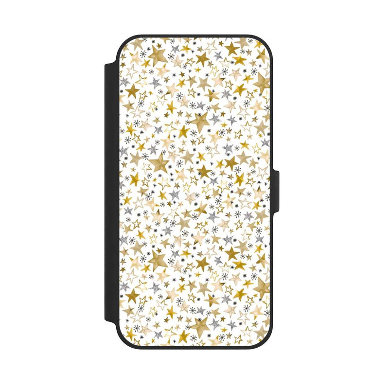 iPhone 14 Plus NIVOflip Winter Stars Gold