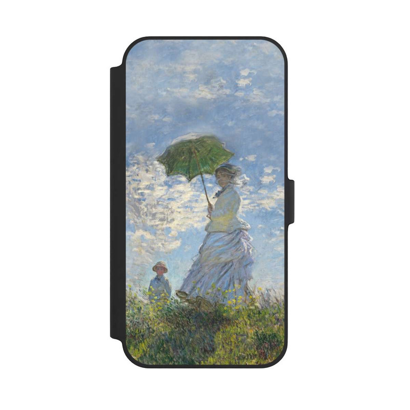 iPhone 14 Plus NIVOflip Woman With A Parasol Madame Monet And Her Son by Monet