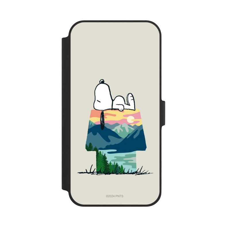 iPhone 14 Plus NIVOflip Snoopy Camping Hütte