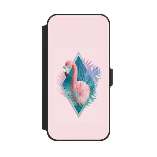 Apple iPhone 14 Plus NIVOflip Tropical Leaves Flamingo