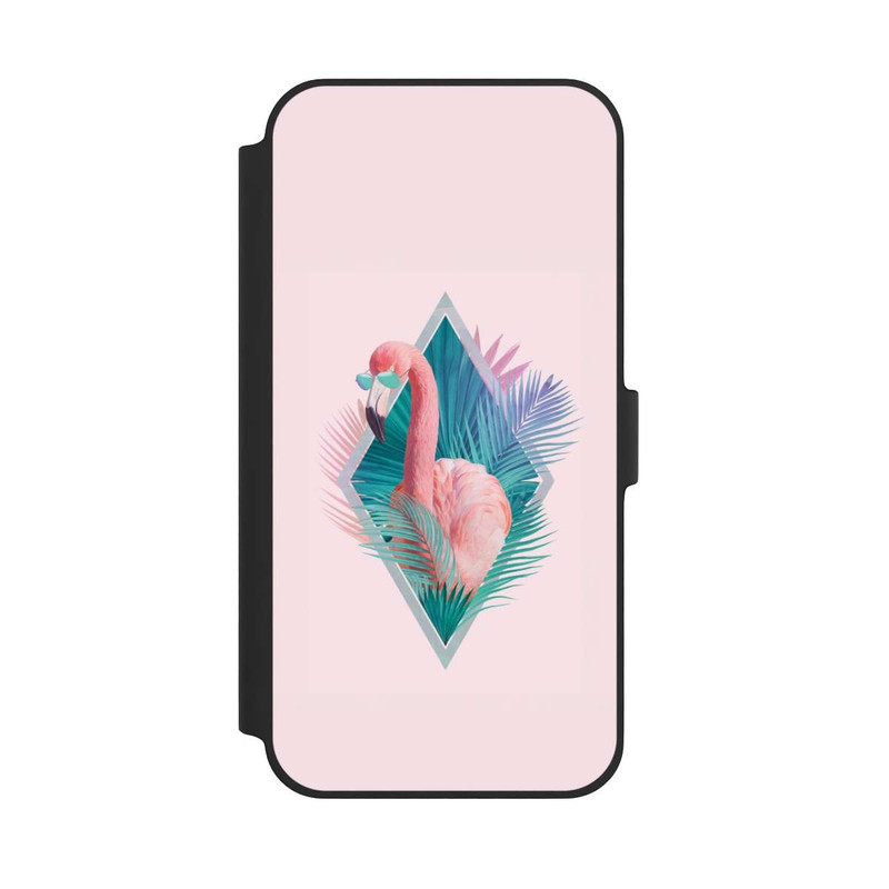 iPhone 14 Plus NIVOflip Tropical Leaves Flamingo