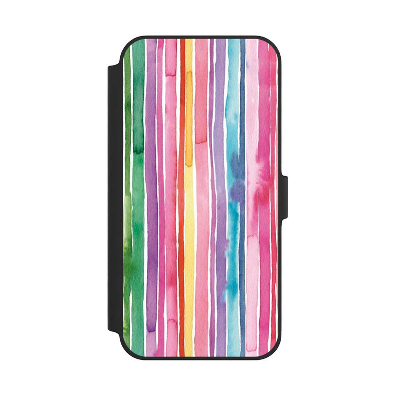 iPhone 14 Plus NIVOflip Camouflage Regenbogenstreifen
