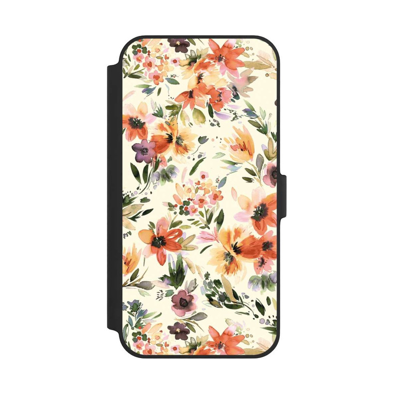 iPhone 14 Plus NIVOflip Summer Artistic Flowers Ivory