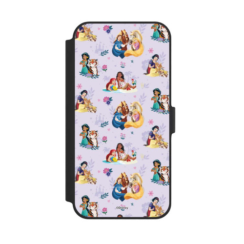 Apple iPhone 14 Plus NIVOflip Princess Floral Pattern Purple