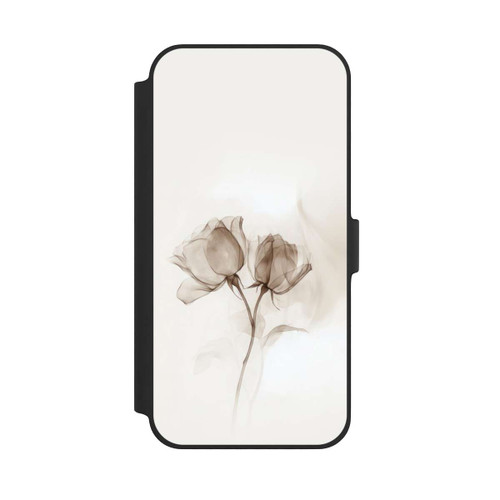 Apple iPhone 14 Plus NIVOflip Braune Rose Blume Nebel