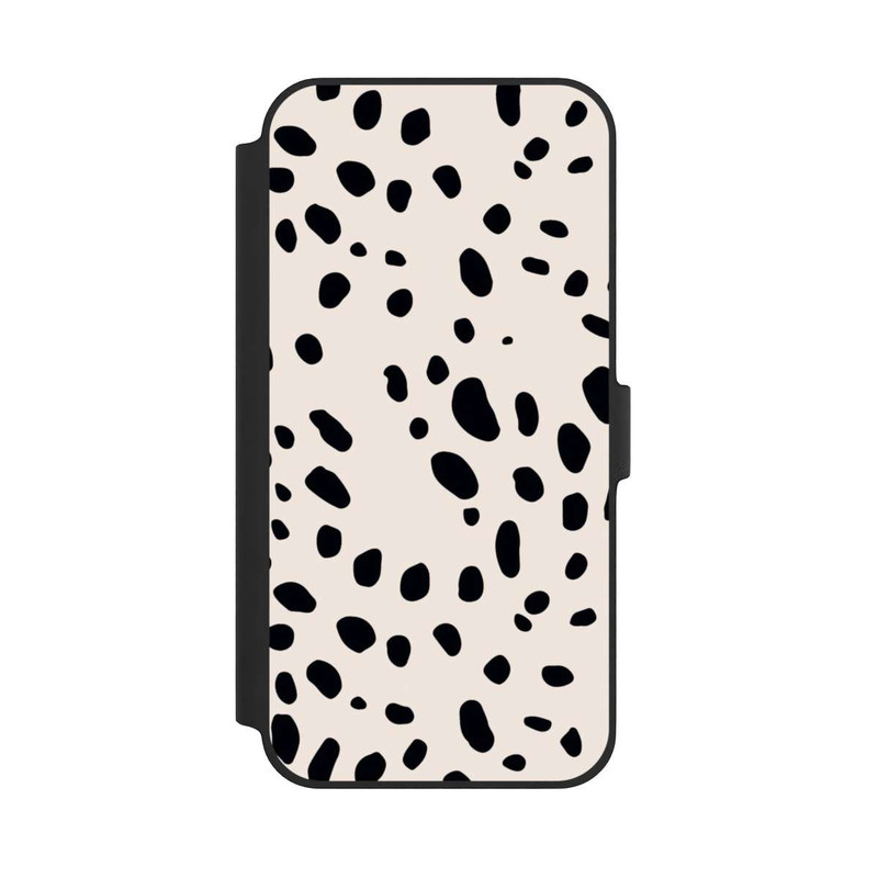 iPhone 14 Plus NIVOflip Tiermuster Gepard Schwarz