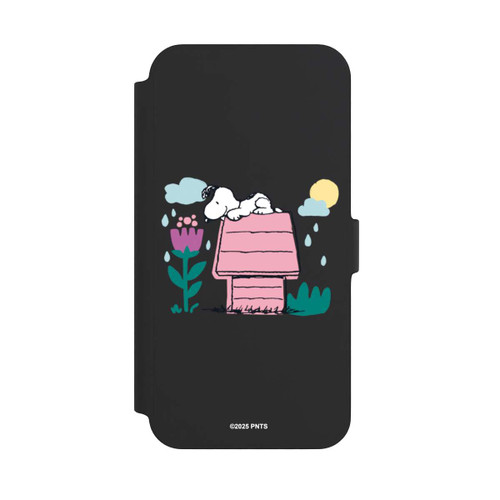 Apple iPhone 14 Plus NIVOflip Snoopy Hundehütte Frühling transparent