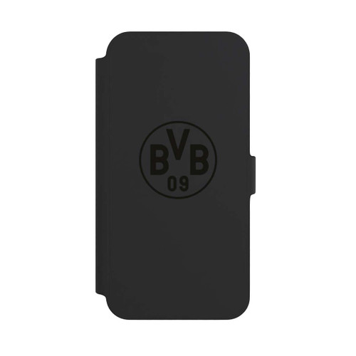 Apple iPhone 14 Plus NIVOflip BVB Logo Schwarz Transparent