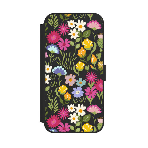 Apple iPhone 14 Plus NIVOflip Bunte Sommerblumen Transparent