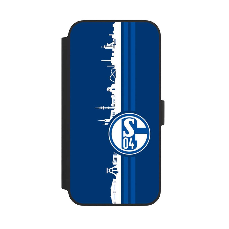 iPhone 14 Plus NIVOflip Schalke 04 Skyline Blau
