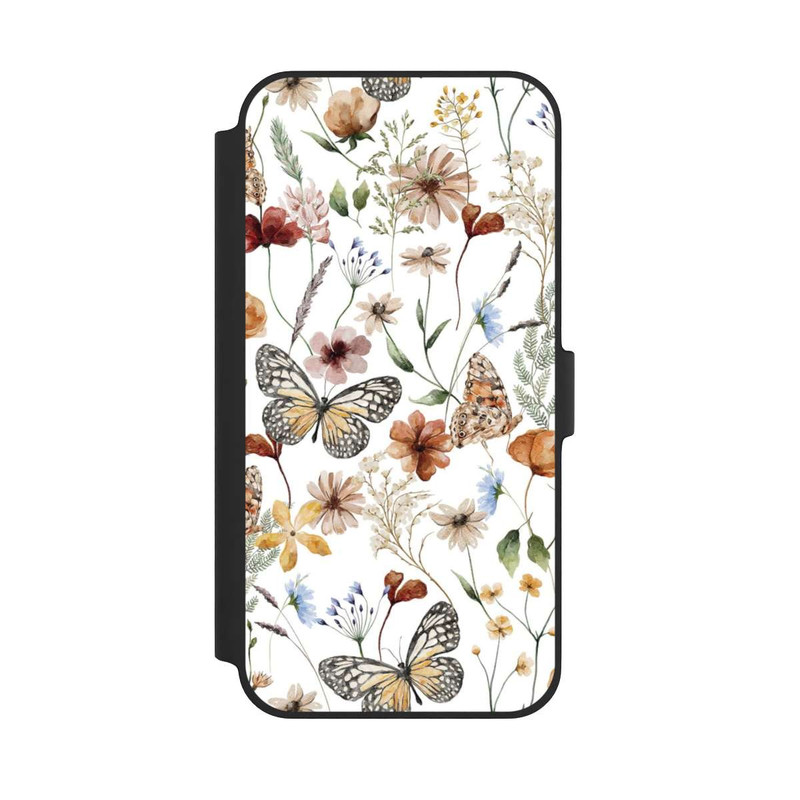 iPhone 14 Plus NIVOflip Wildflowers and Butterflies Pattern
