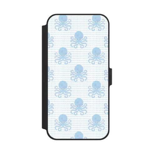 Apple iPhone 14 Plus NIVOflip Blue Watercolor Octopus