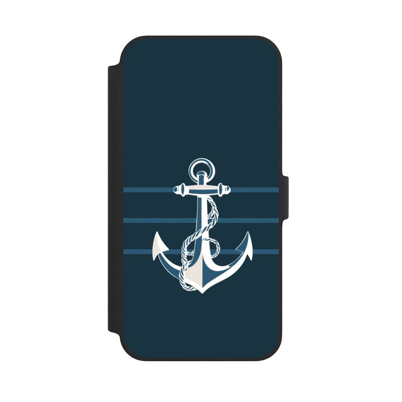 iPhone 14 Plus NIVOflip Anchor Line Blue with AI
