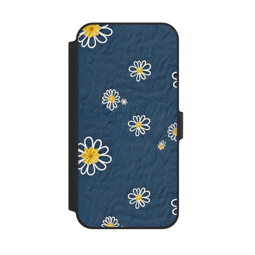 Apple iPhone 14 Plus NIVOflip Jeans Flowers Pattern with AI