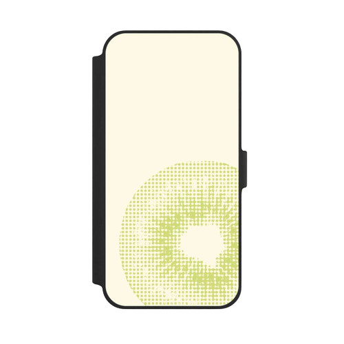 Apple iPhone 14 Plus NIVOflip Kiwi Grid Pixelkunst