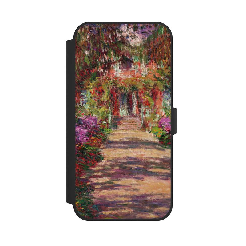 iPhone 14 Plus NIVOflip Eine Allee in Monets Garten in Giverny by Claude Monet