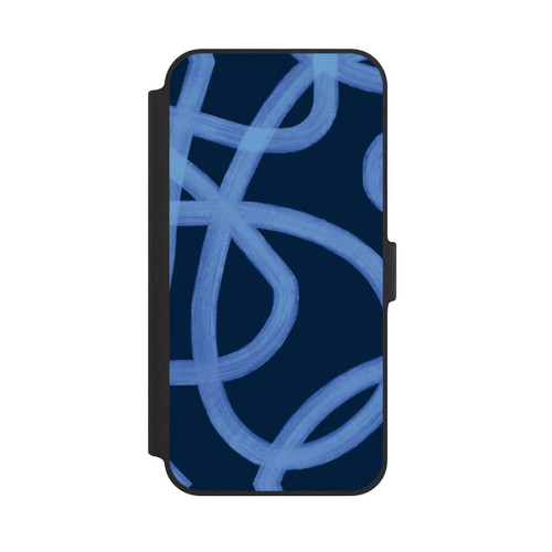 Apple iPhone 14 Plus NIVOflip Laced Up Tones of Blue
