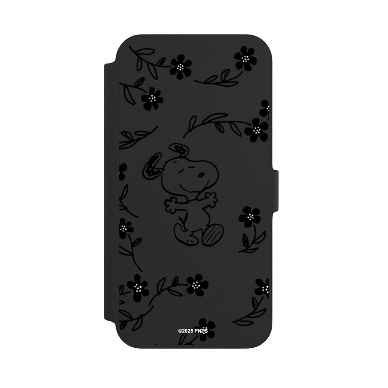 iPhone 14 Plus NIVOflip Snoopy und Flowers Transparent