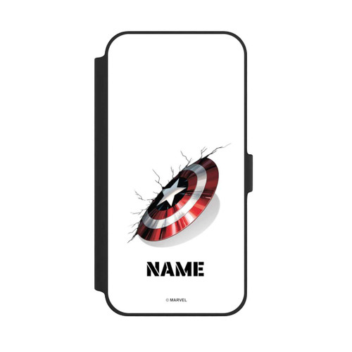 Apple iPhone 14 Plus NIVOflip Captain America Shield Personalisierbar