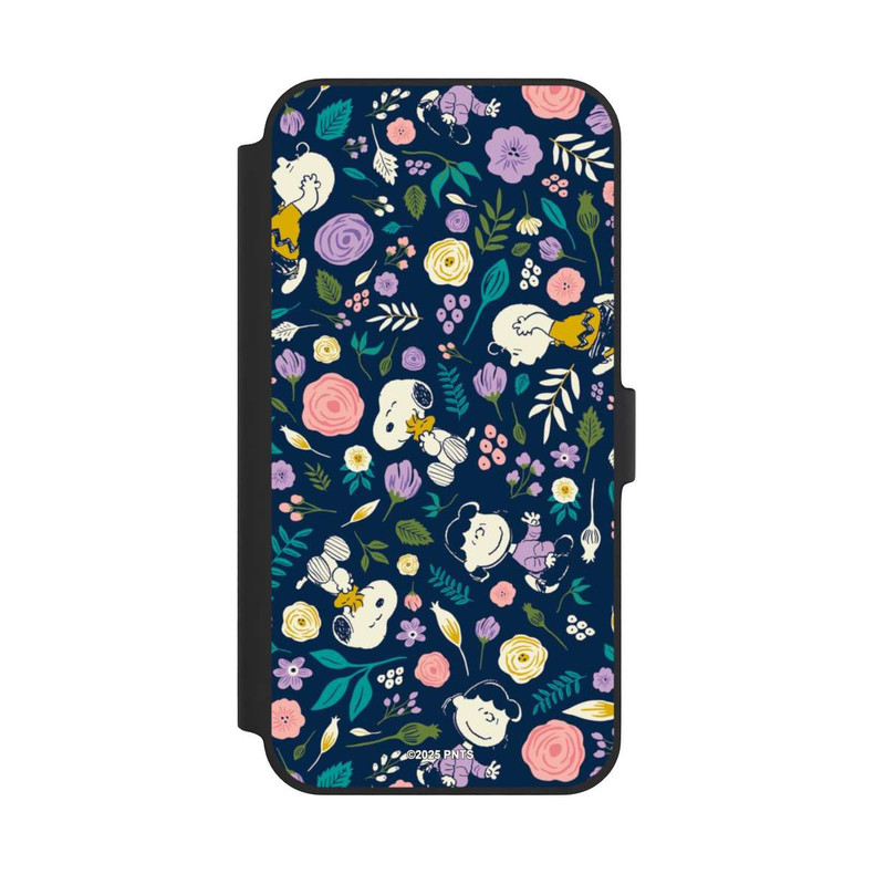 iPhone 14 Plus NIVOflip Peanuts Dark Flower Pattern