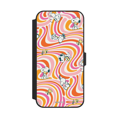 Apple iPhone 14 Plus NIVOflip Peanuts Hippie Pattern Orange