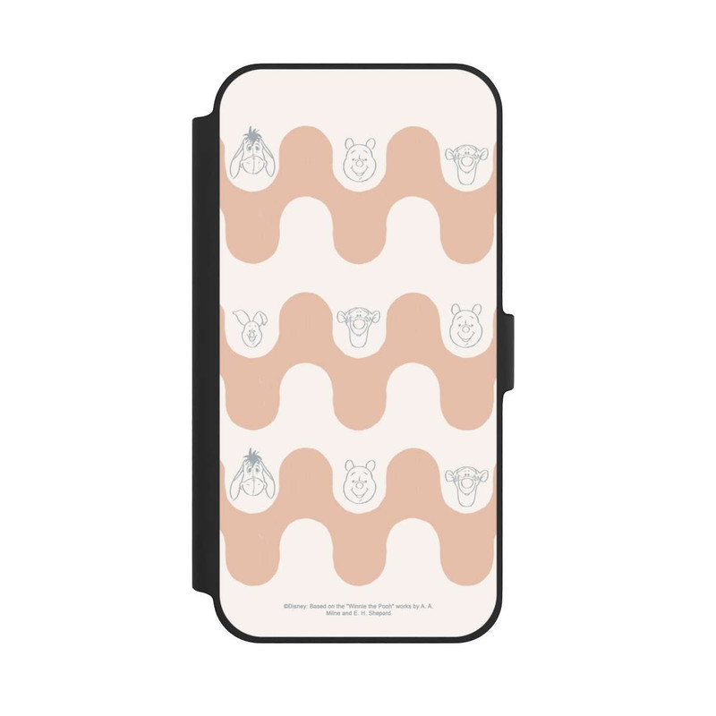 iPhone 14 Plus NIVOflip Winnie Puuh und Freunde Wellenmuster