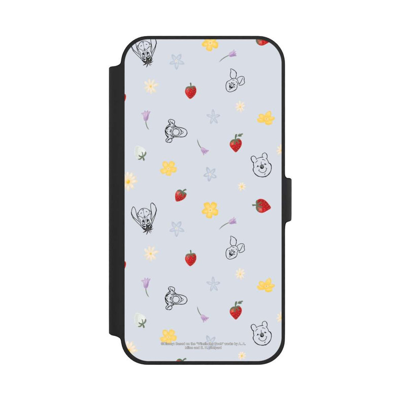 iPhone 14 Plus NIVOflip Winnie the Pooh and Friends Strawberry Pattern Blue