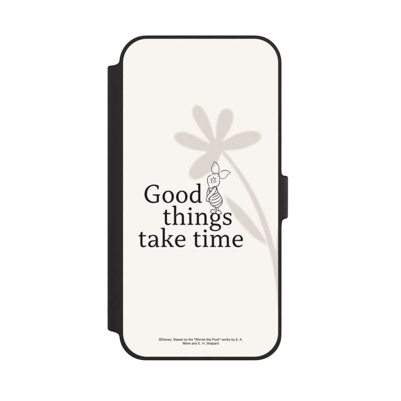 iPhone 14 Plus NIVOflip Good Things Take time Piglet