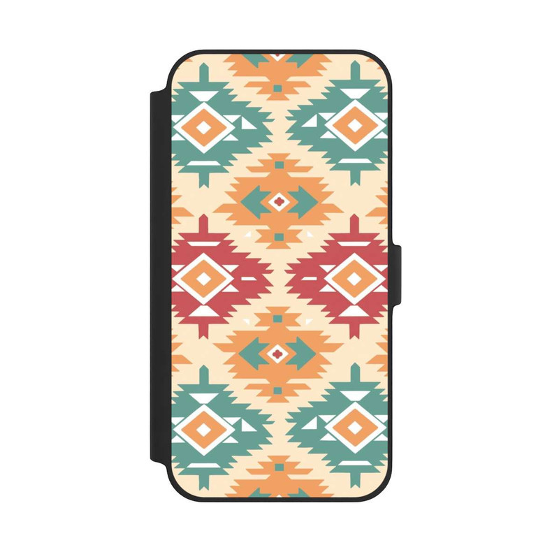 iPhone 14 Plus NIVOflip Modern Tribal Boho Aztec Geometric Design 1