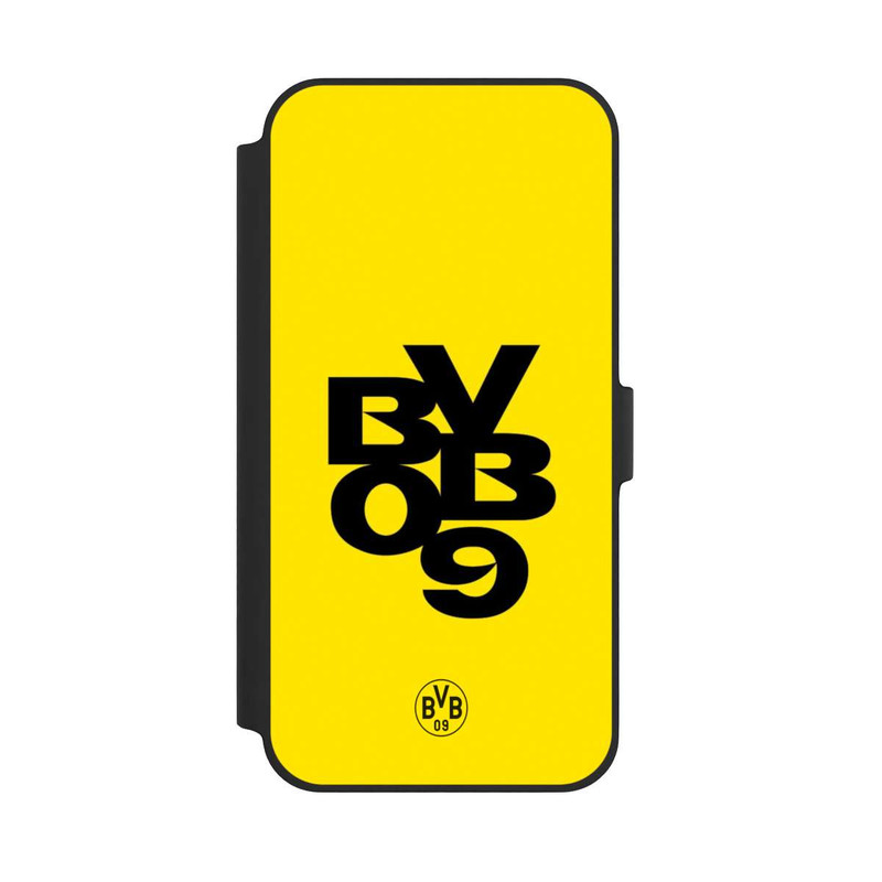 iPhone 14 Plus NIVOflip BVB09 Schwarz Gelb
