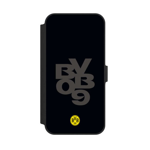 Apple iPhone 14 Plus NIVOflip BVB09 Grau Schwarz