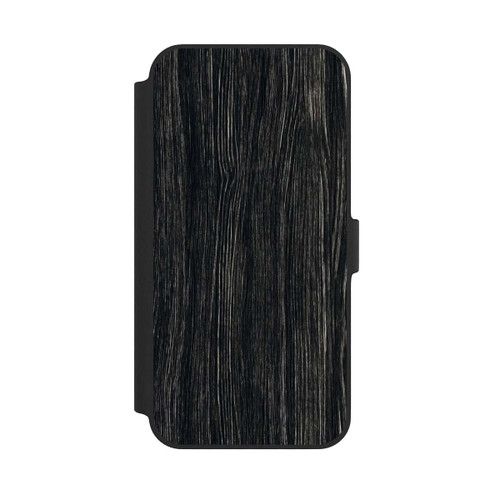 Apple iPhone 14 Plus NIVOflip Dunkle Holzstruktur