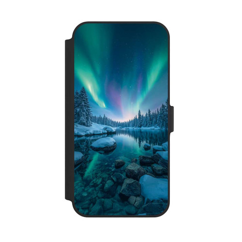 Apple iPhone 14 Plus NIVOflip Aurores boréales Briller avec IA