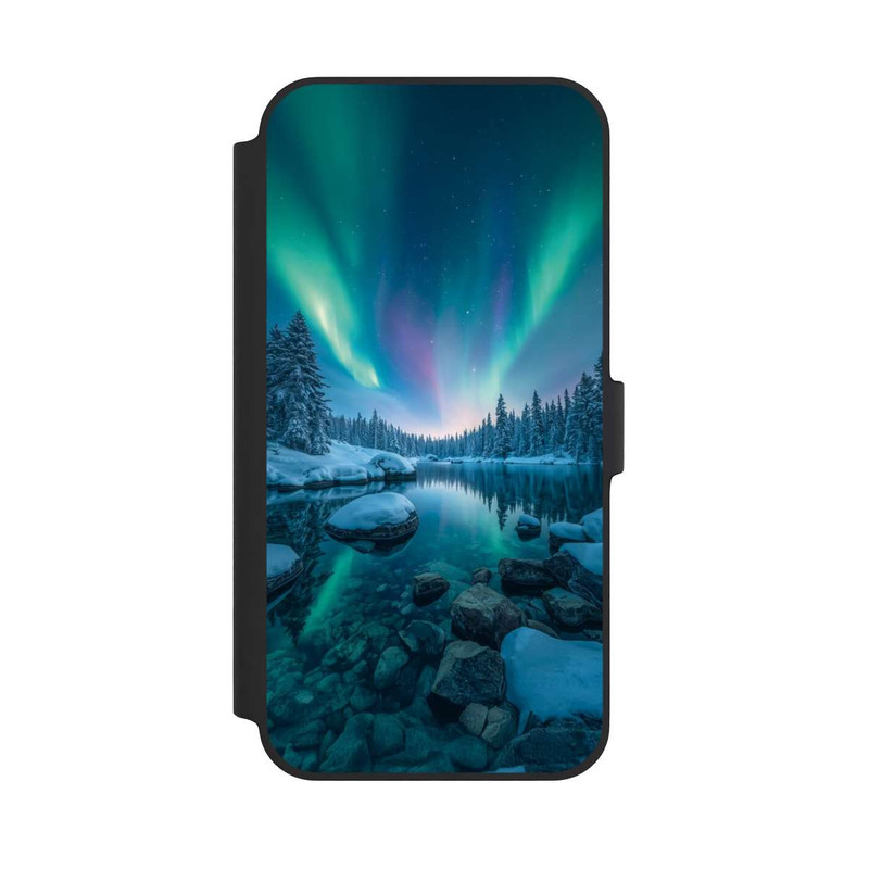 iPhone 14 Plus NIVOflip Nordlichter Glühen mit KI