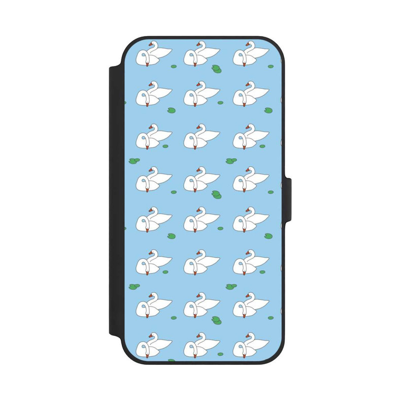 iPhone 14 Plus NIVOflip Ducks Pattern Blue Pond