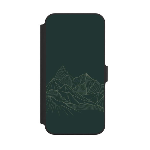 Apple iPhone 14 Plus NIVOflip Dessin Au Trait De Montagne Vert