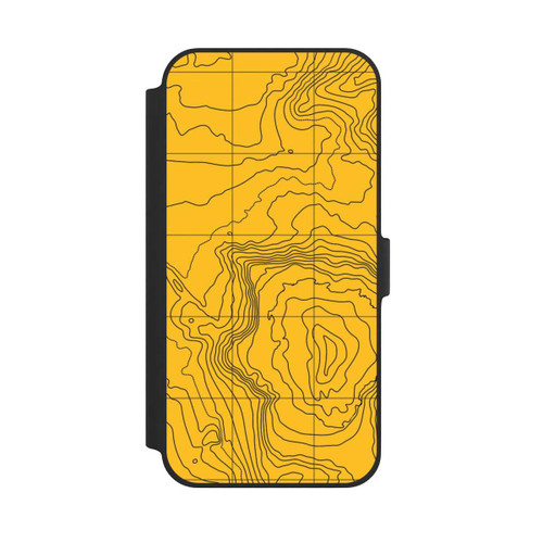 Apple iPhone 14 Plus NIVOflip Berg gelbe Linien