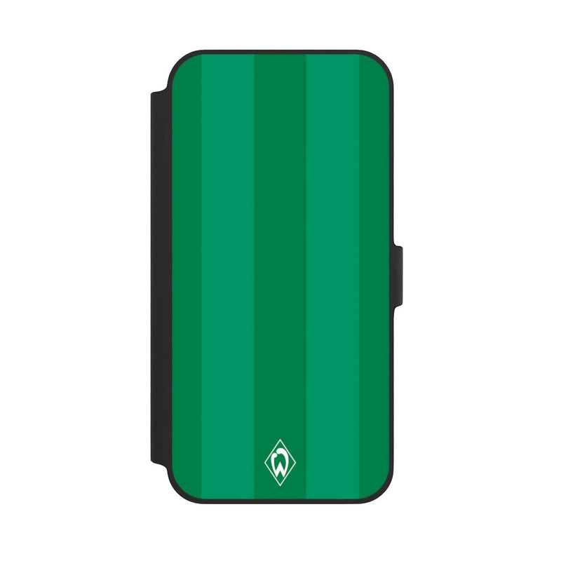 iPhone 14 Plus NIVOflip Werder Bremen Grün gestreift