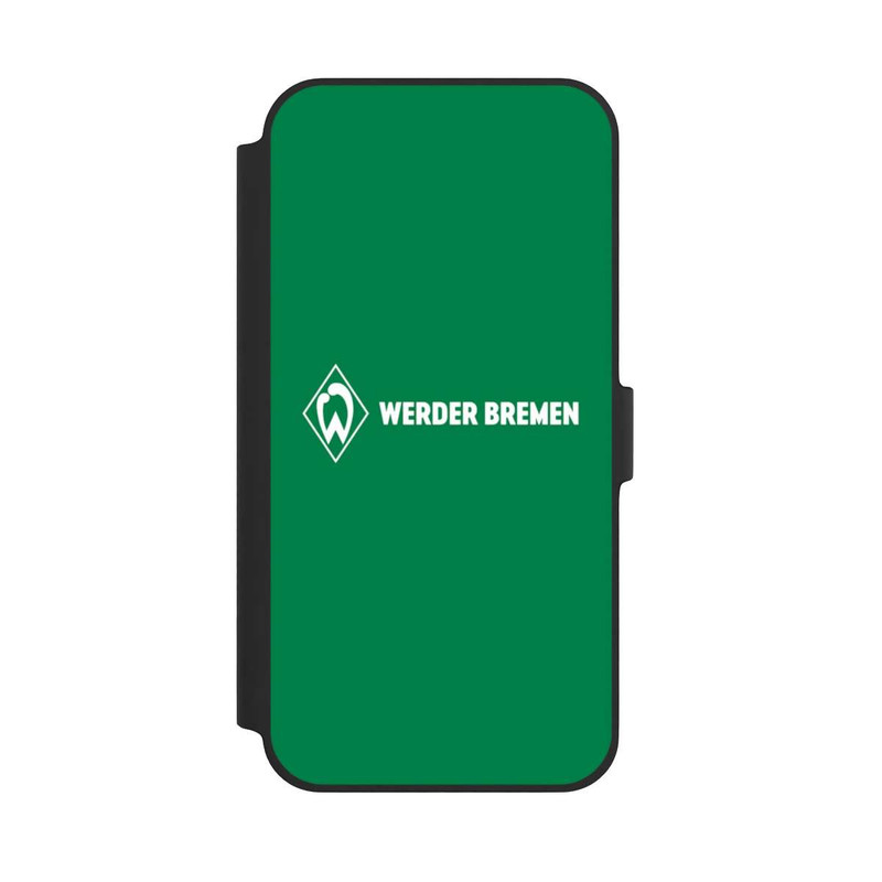 iPhone 14 Plus NIVOflip Werder Bremen Schriftzug Raute Grün