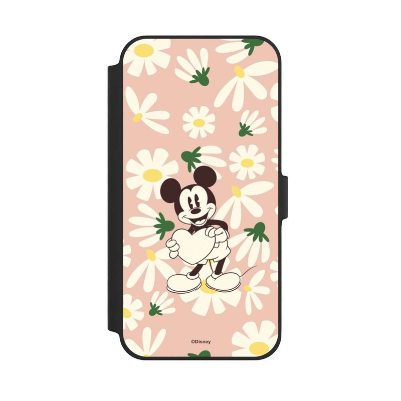 iPhone 14 Plus NIVOflip Micky Maus Blumen für Valentines Tag