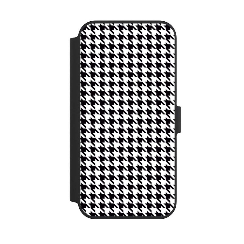 iPhone 14 Pro Max NIVOflip Hahnentritt Schwarz Weiß