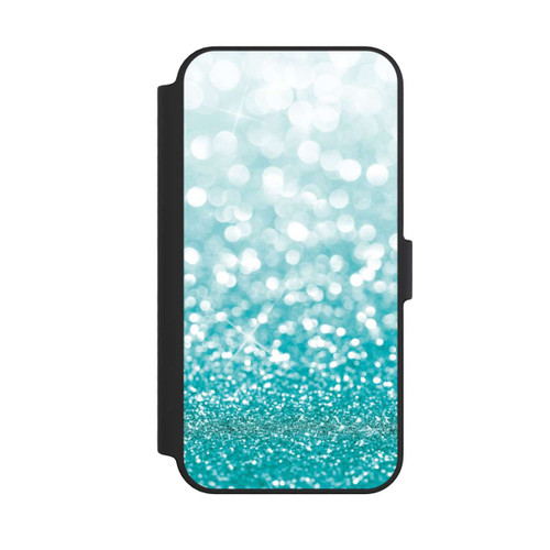 Apple iPhone 14 Pro Max NIVOflip Pluie de Paillettes Pétroles Look
