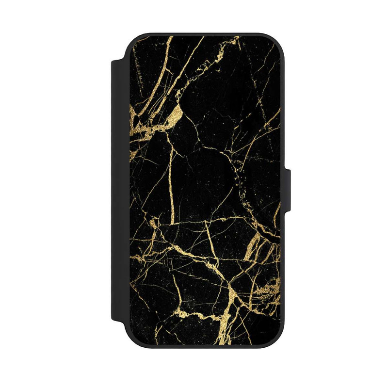 iPhone 14 Pro Max NIVOflip Marbre Noir et Or
