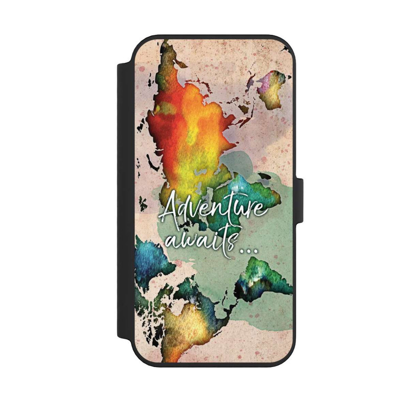 iPhone 14 Pro Max NIVOflip Worldmap Colourful