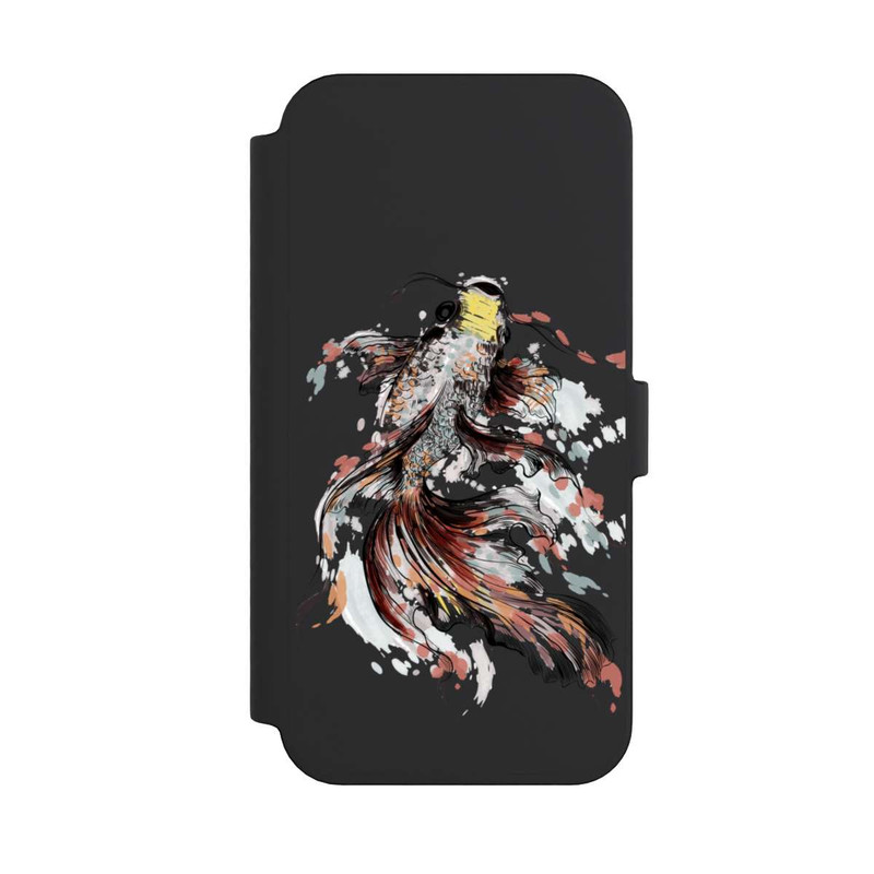 iPhone 14 Pro Max NIVOflip Koi (Watercolor) transparent
